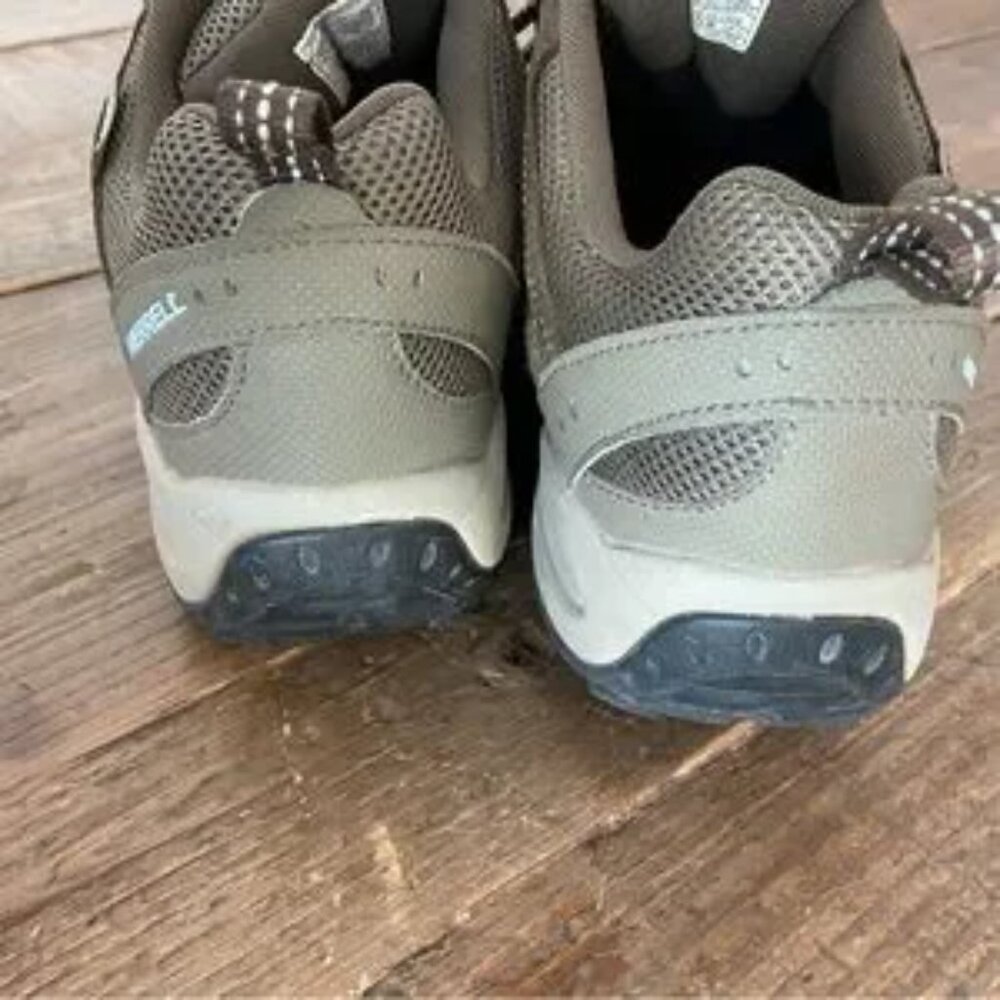 MERRELL Hiking Shoes Waterproof Shoes Women’s Payette Shoes Olive Size 9 - Picture 7 of 10